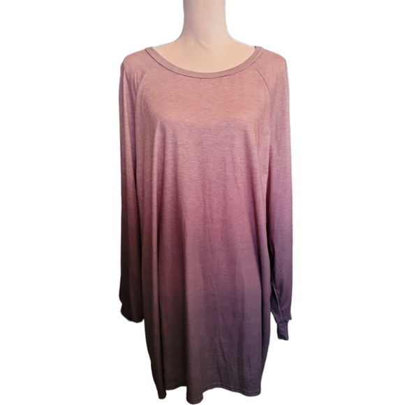 Shein Two Tone Raglan Long Sleeve Tee 4X - Picture 4 of 12
